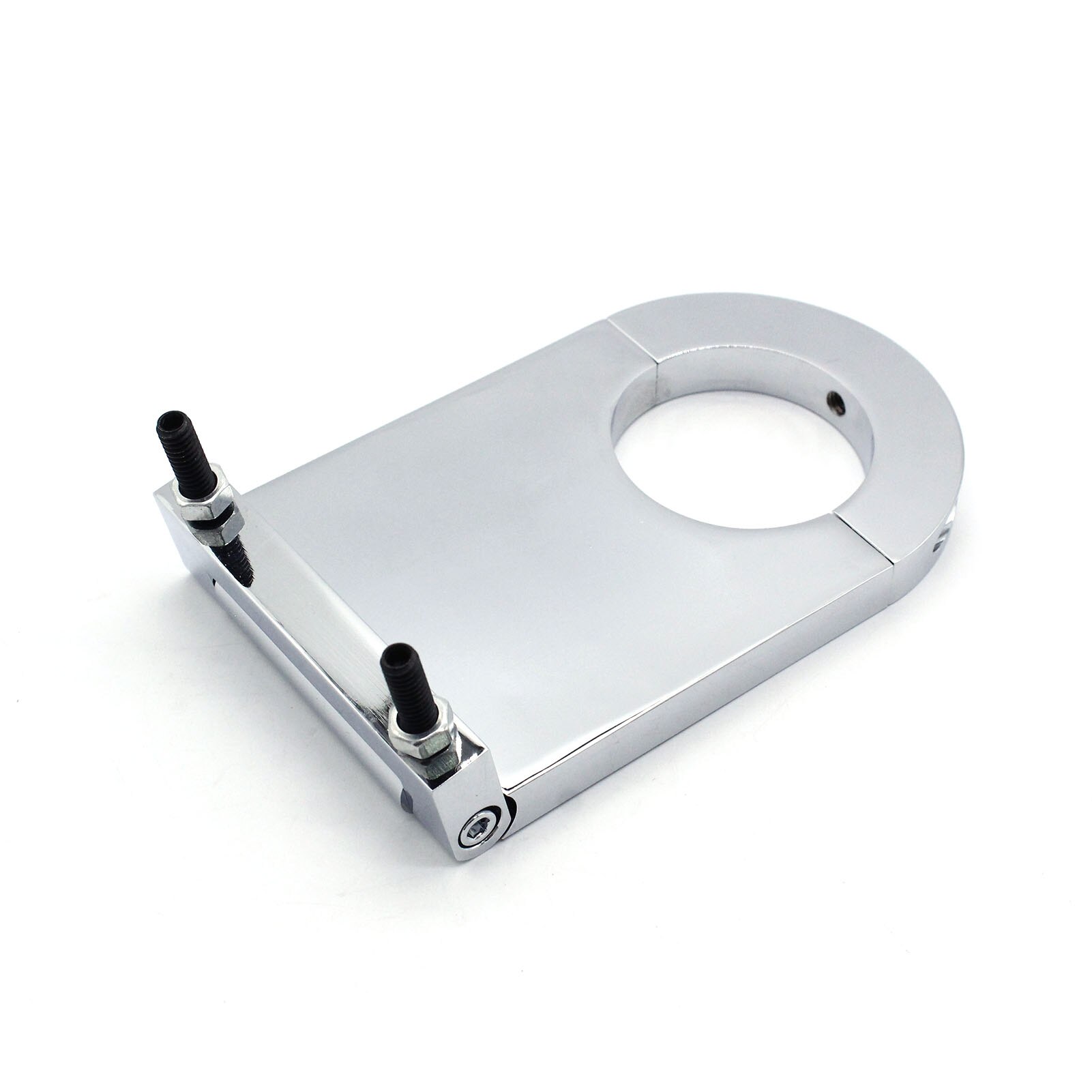 Universal Chrome Aluminum 4 1/2'' Steering Column Replacement For 2” Columns SBC BBC 350 Car Accessories