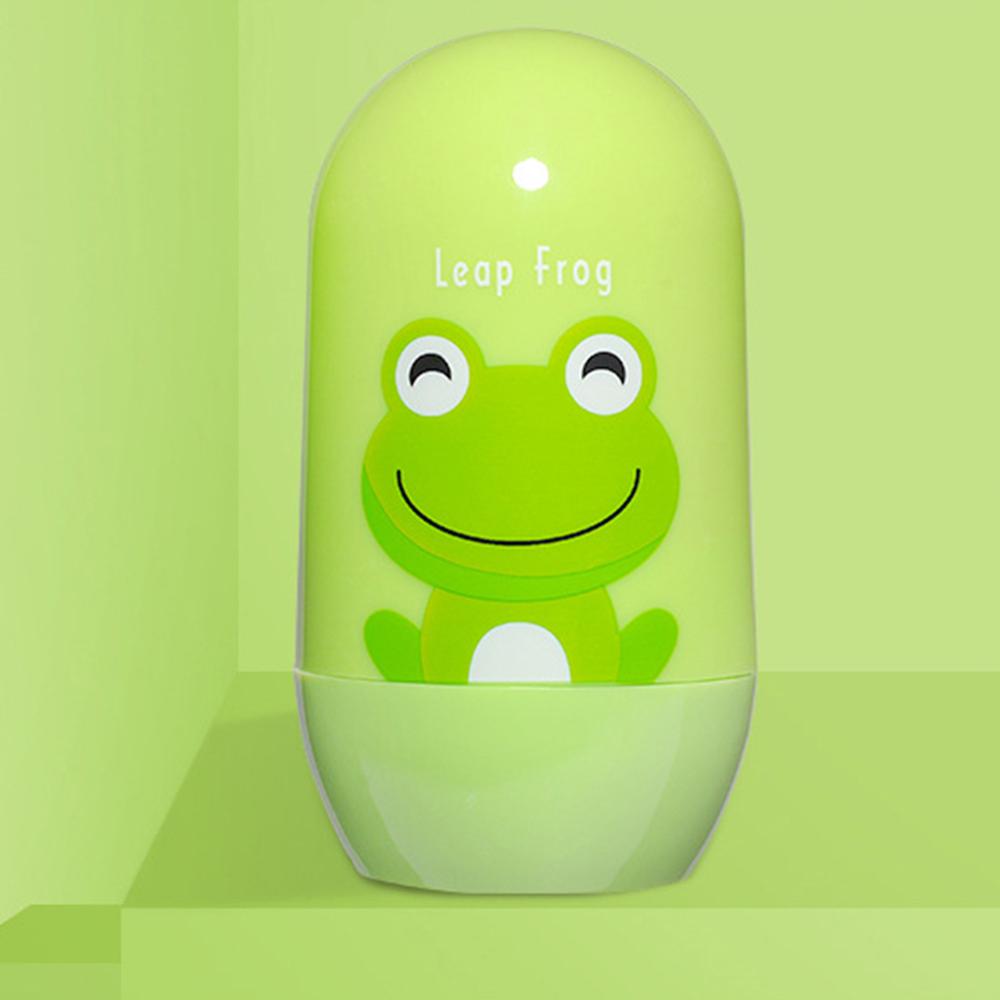 4 pièces/ensemble bébé soins des ongles ensemble dessin animé Kits de soins de santé infantile doigt tondeuse ciseaux coupe-ongles Animal Portable boîte de rangement: Frog
