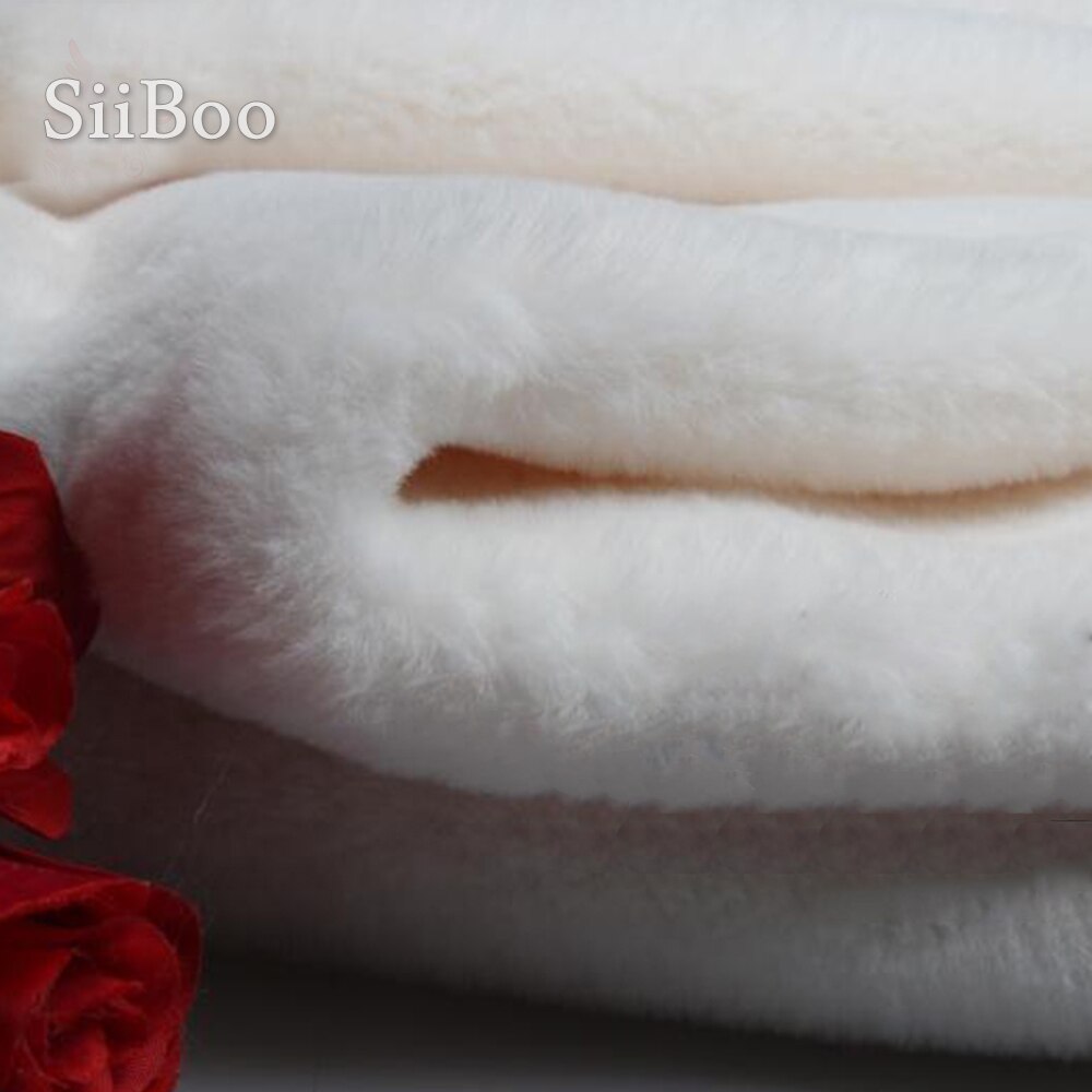 Di alta qualità 1cm peluche della pelliccia del faux tessuto per il cappotto di inverno del coniglio del faux dei capelli del tessuto del panno per il FAI DA TE il trasporto libero 160*50cm 1 pezzo SP3931