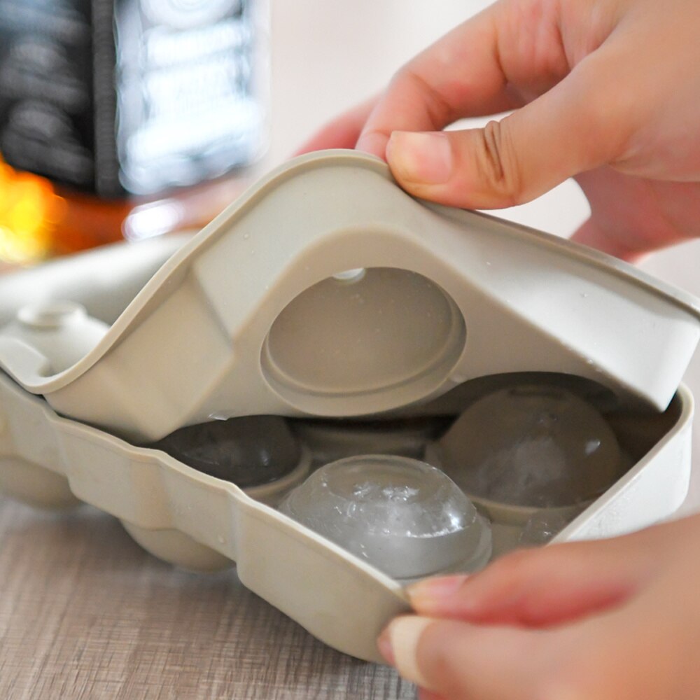 Japonia forma kostki lodu Whisky średnica 4.5cm foremka robić kuli lodowej kreatywny pojemnik na lód robić lodów formy kostki silikonowe formy