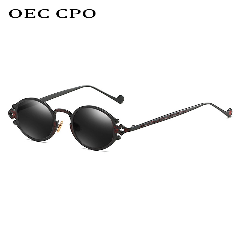 Cateye Straat Shoot Man Zonnebril Vrouwen Retro Steampunk Bril Gothic Ovale Metalen Frame Gesneden Zonnebril Gafas Sol Mujer