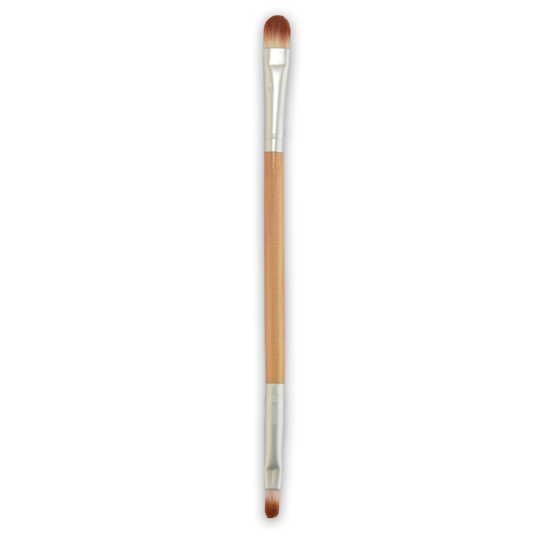 Brosse de maquillage en éponge à double tête, 1 pièce, pour fard à paupières, offre spéciale: Ivoire