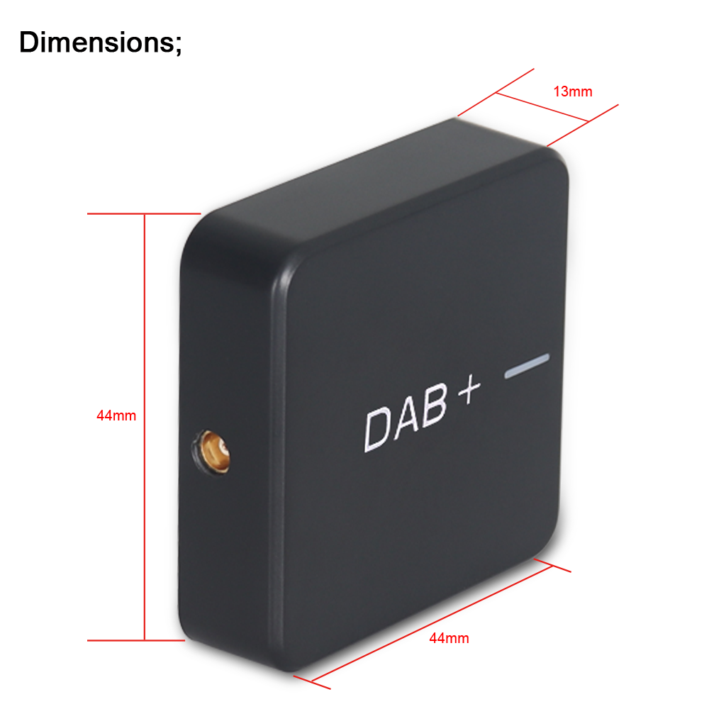 JUNHUA Amplified Digital Radio DAB+ Box Aerial Antenna Windscreen Glass Mount For Android radio Stereo DVD Player