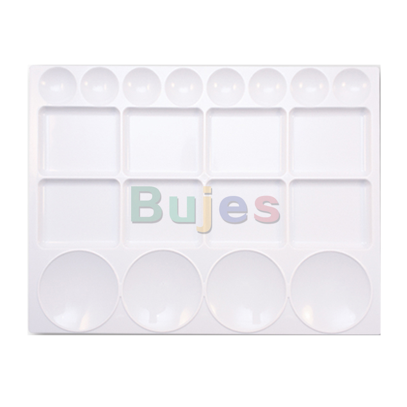 Original Japan Holbein macroporous resin ceramic water color toner palette with three specifications for artist at supplies