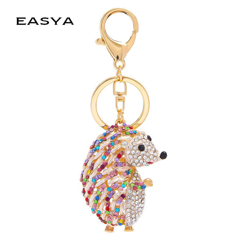 Egel Speelgoed Sleutelhanger Ring Hanger Knuffel Dier sleutelhanger Auto Tas Prachtige Kleine Hanger Paar Sleutelhanger