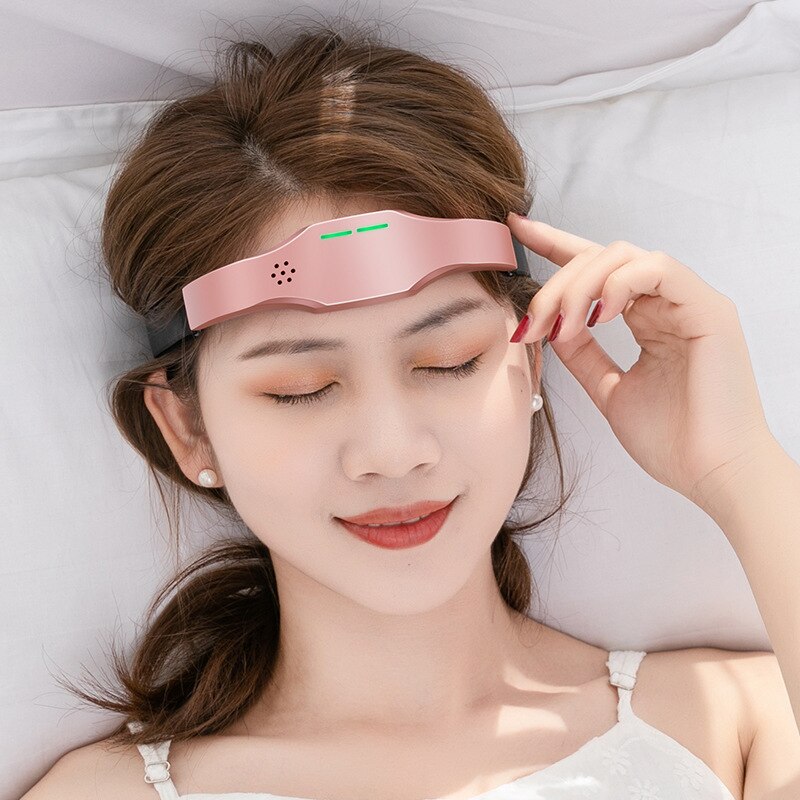 Electric Head Massager Intelligent Sleep Aid Headache Migraine Relief Insomnia Release Therapy Machine Relax Health Care Massage