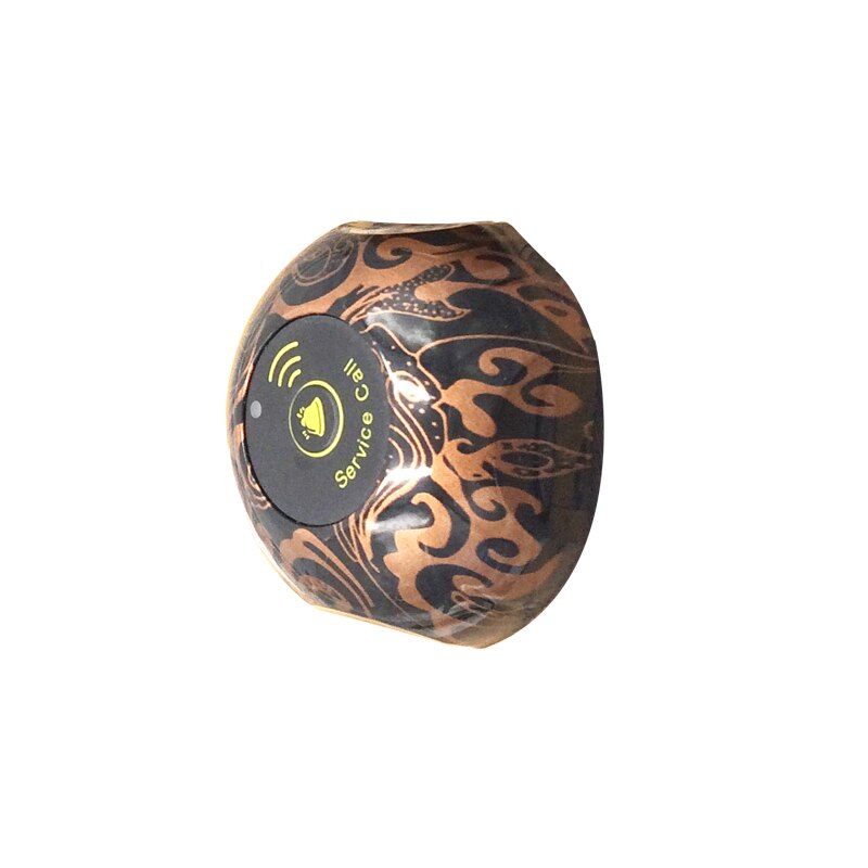 Wireless Paging System For Restaurent 3 One Key Call Button Pager Transmitter Frequency 433MHz