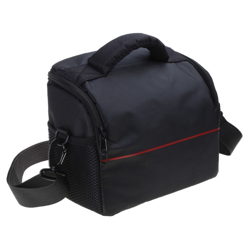 Bolsa tipo bandolera de nailon impermeable para cámara Estuche de transporte para Canon EOS 77D 70D 80D 4000D 2000D 5D Mark IV III 60D 6D 7D II: Default Title