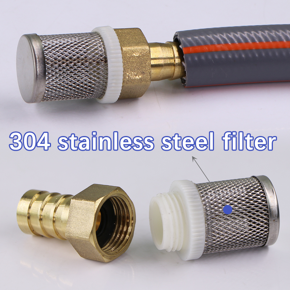 1pc 6-19mm Durcheinander Widerhaken Pagode Schlauch Adapter 304 Edelstahl Bildschirm Filter Vorfilter Garten Bewässerung Pumpe Filter Verunreinigungen