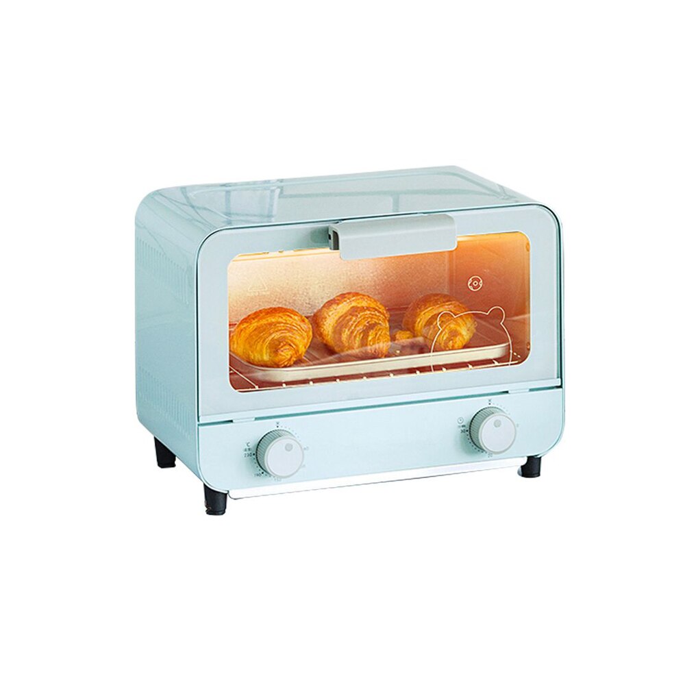 DMWD 9L Mini Electric Baking Oven 220V Home Pizza Oven Baking Tools For Cakes Chicken Wing Temperature Control Timing: Blue