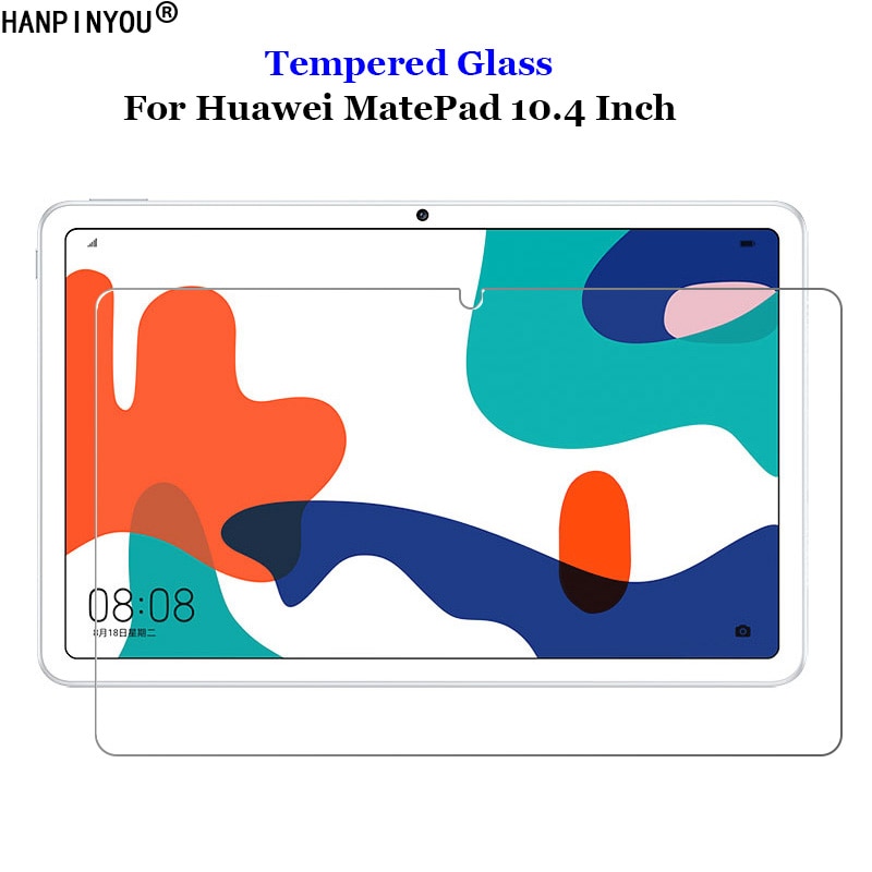 Huawei 社 matepad 強化ガラス 9 h 2.5D プレミアムスクリーンプロテクター huawei 社 matepad 10.4"