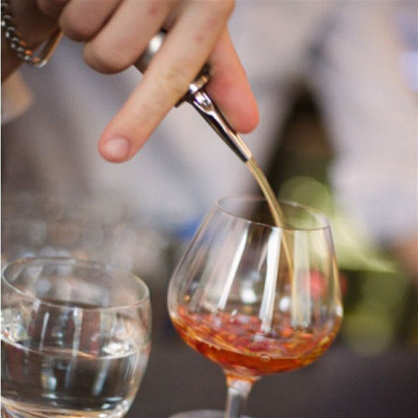 Spirit Pourer Flow Wine Bottle Pour Spout Stopper Stainless Steel Cap 170215