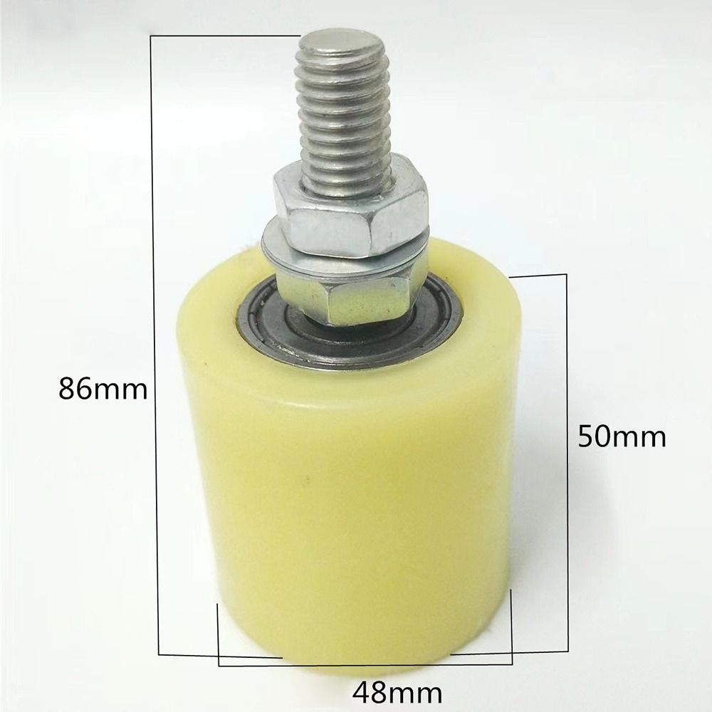 1PC Thickened Slide Gate Guide Roller Steel Roller Bearing Guiding Wheels for Sliding Gate: GOLD