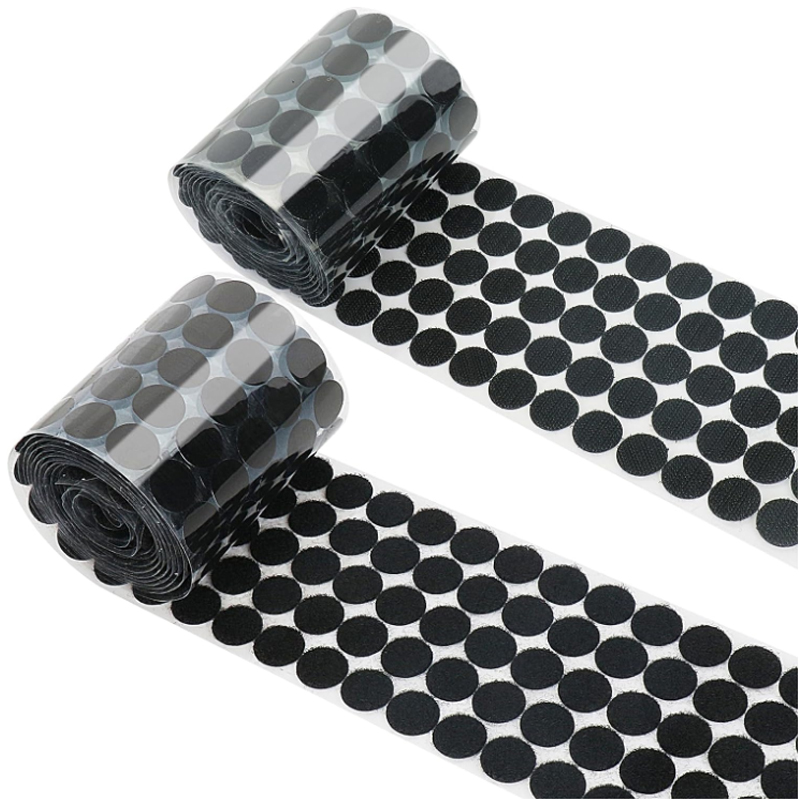 Dot Sticker Zelfklevende Sluiting Tape Stippen 10/15/20/25/30mm Sterke Lijm Sticker Disc Wit Zwart Ronde Coinn Haak Lus Tape: 70MM / WHITE