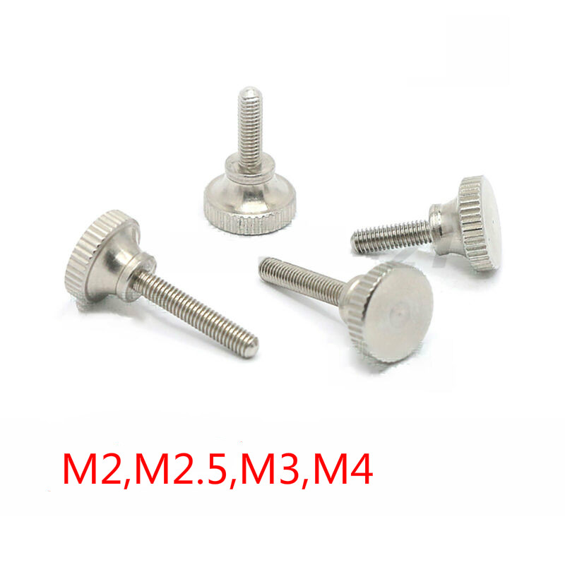 5/10/25/50pcs M2-M6 304 Rvs Kartelkop Hand Draai Gordijn Muur glas Slot DIN464 GB834 Duimschroef Bolt