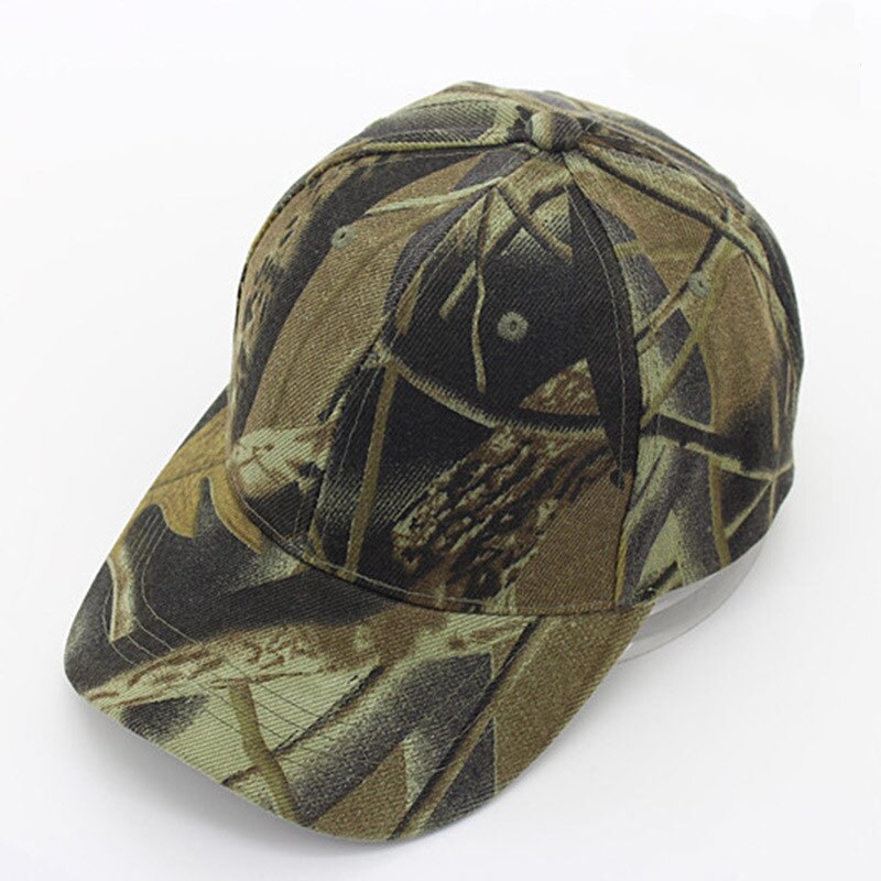 Adjustable Size Head Circumference 56-59cm Men's Army Green Camoflage Baseball Caps Camping Outdoor Sports Headwear: 2