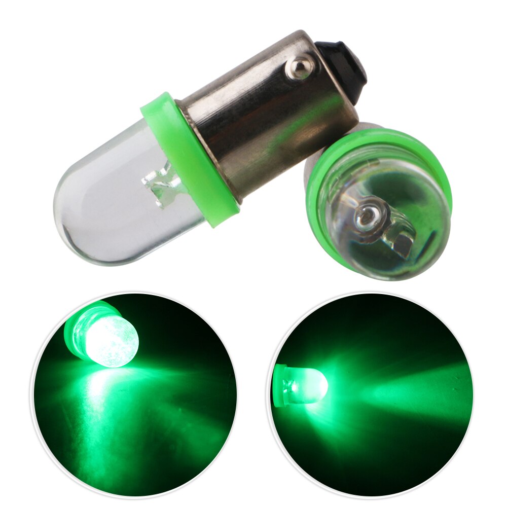 10 kpl 6v 6.3v dc  t11 t4w ba9s h6w 3886x 1895 64111 r linssi flipperilamppu muotoilu valkoinen sininen punainen keltainen vihreä rgb sekoitus väri: Vihreä