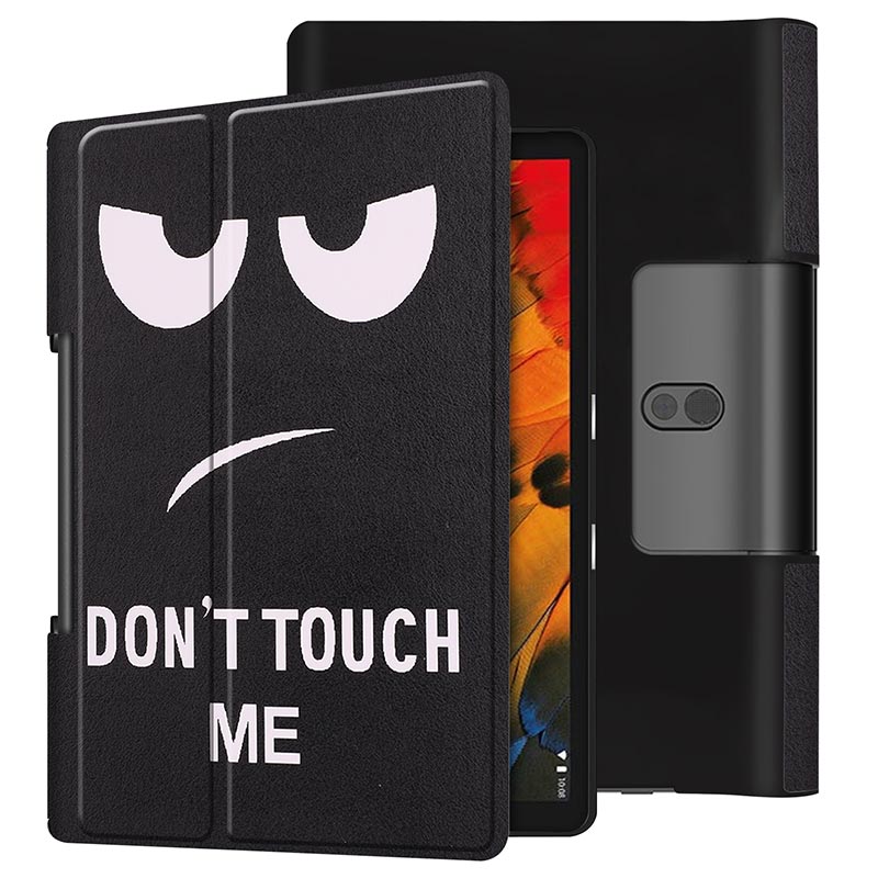 Cover For Lenovo Yoga smart tab 10.1 case YT-X705F Ultra thin PU Leather Stand Flip Case for Lenovo Yoga Tab 5 Case Coque: big eyes