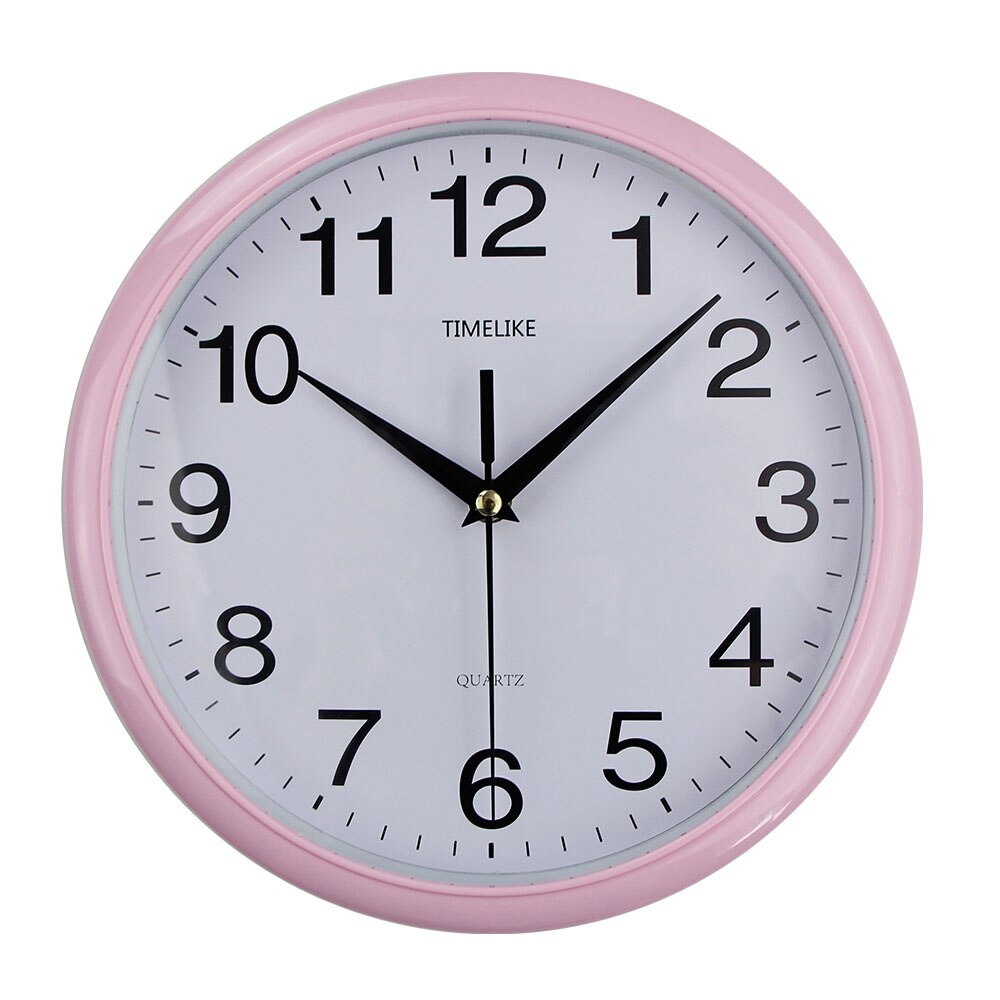 Vægur klassisk vintage rundt vægur moderne plast ur quartz horloge retro wathces relogio de parede