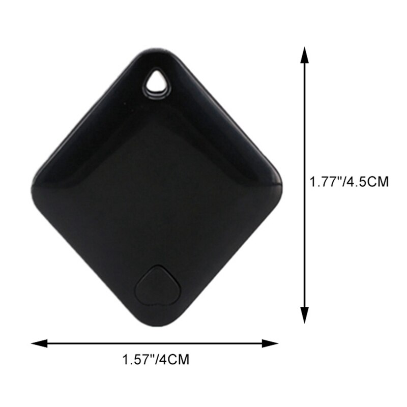 Bärbar mini bluetooth tracker gps locator anti-lost tag larm tracker för husdjur hund katt barn bil plånbok a