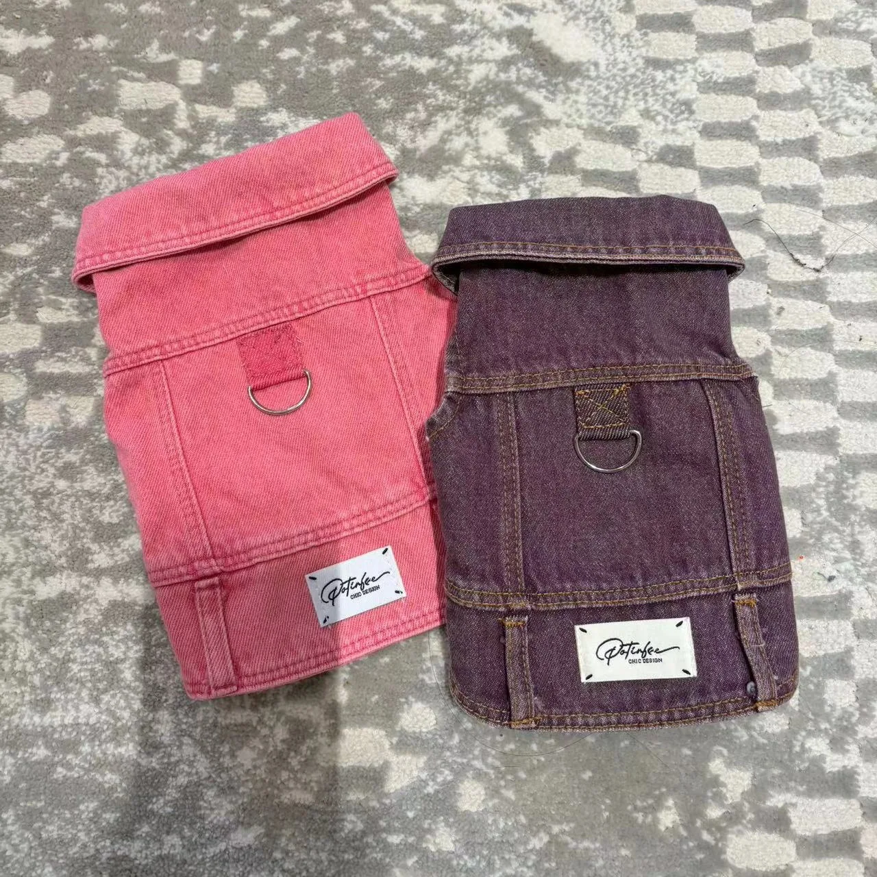 chaleco vaquero para mascotas lavado totalmente de algodón Denim Bixiong Bomei Teddy ropa de abrigo para perros ropa para cachorros chaleco para perros disfraz para perros