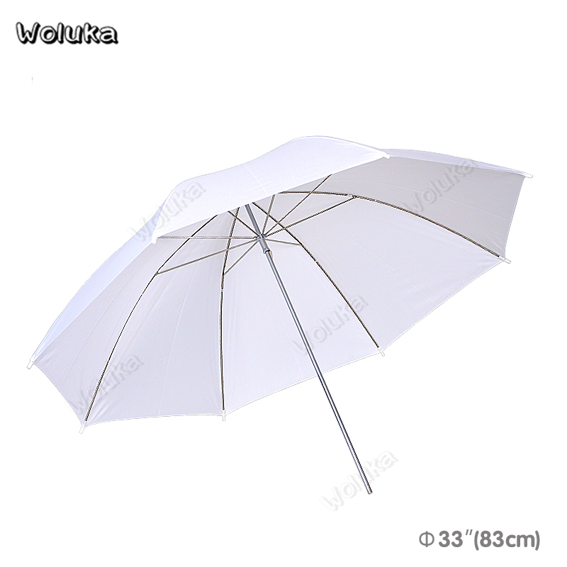 Soft Umbrella 33 inch Oubao 83cm White Reflector 8 frame ribs studio photography transparent umbrellas softlight flash CD50 T10