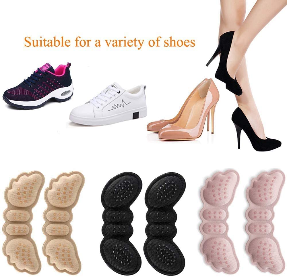 1 paar stoff FlüGel Schutz für Schuhe hoch Fersen Aufkleber Kissen Snugs Einsätze Schuh Pads Leder Schuhe Einsätze Griffe Liner