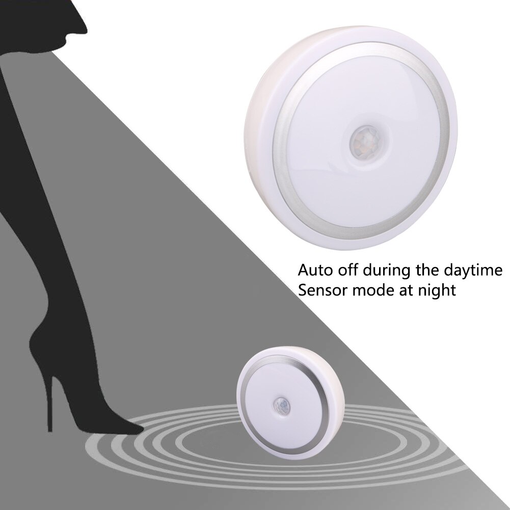 PIR Motion Sensor 6 LEDS Nachtlampje Magneet Batterij Operated Wandlamp Voor Slaapkamer Nachtkastje Gang Keuken Smart Light