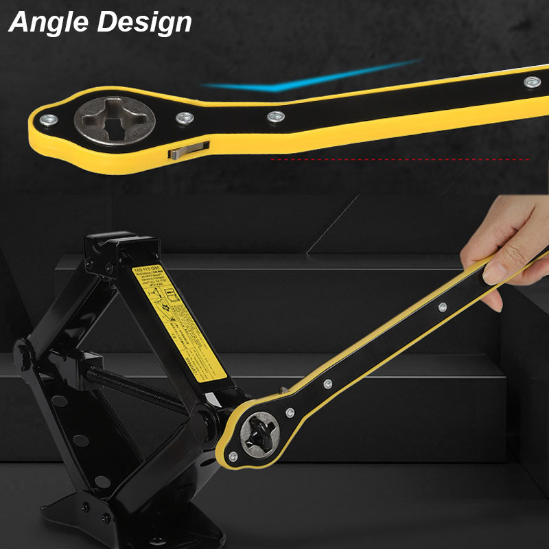 Auto Jack Wrench Ratel Handvat AUTO Band Wiel Lug Handje Lift Spanner Sleutel Band Reparatie Schaar Onderhoud Garage Arbeid Besparen