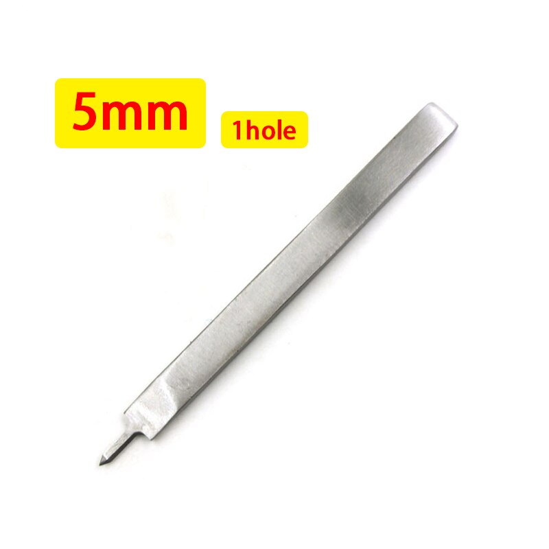 DIY Leather Craft Tools 3/4/5/6mm Spacing Punch Tool For Leather Hole Punches Tool Lacing Stitching Sewing: 5mm-1hole