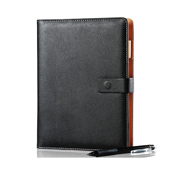 Elfinbook X, carnet de notes effaçable en cuir directe], carnet de notes, stockage Flash intelligent: Black