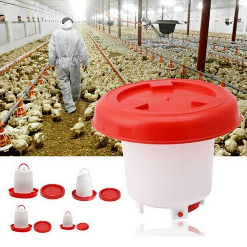 Bebedero automático de plástico para pollos, tazas para beber agua, fácil, , 1 Uds.