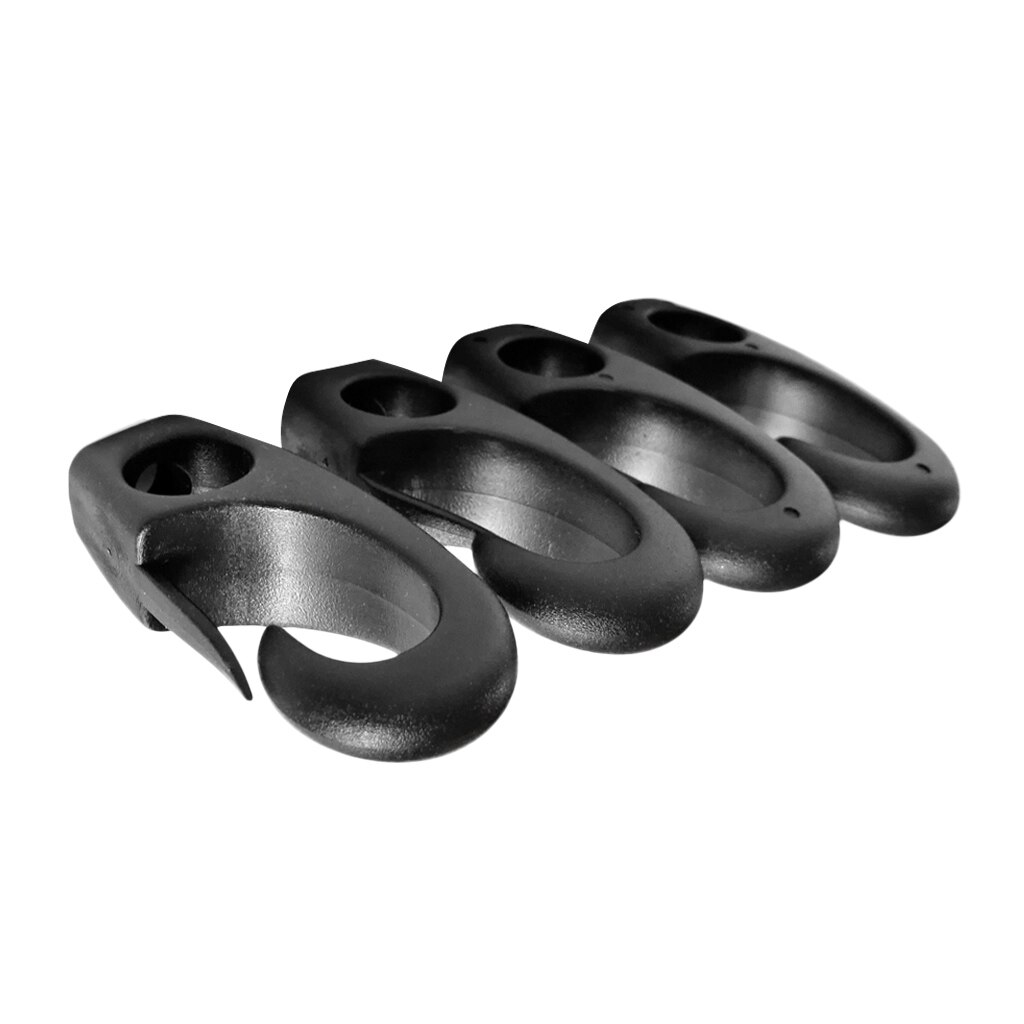 4Pc Multifunctionele Bungee Touw Clip Haak Voor Kajak Peddel Leash Lanyard Riem