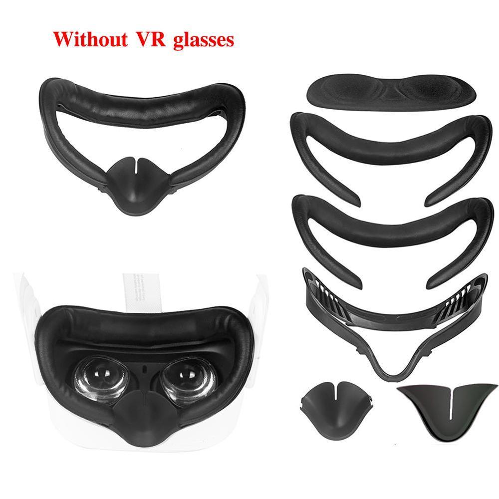 6 Stks/set Helm Eye Gezichtsmasker Cover Voor Oculus Quest Headset Bril Werkelijkheid Ondersteuning Voor Quest2 Virtuele Accessoires 2 Vr w0X1