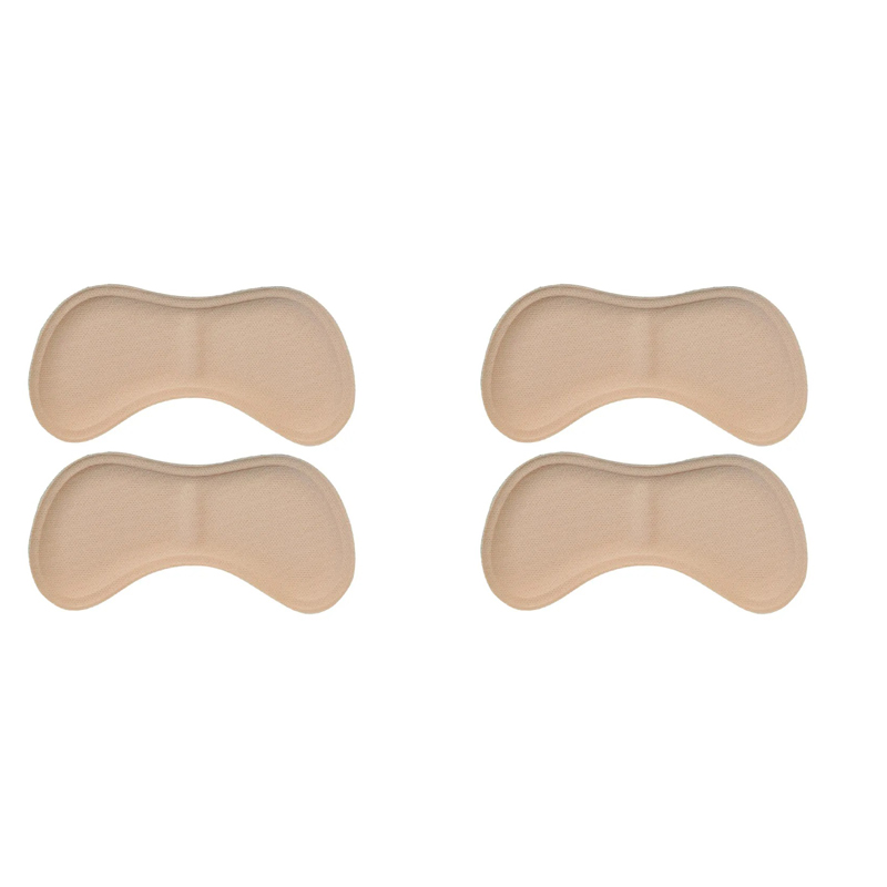 Heel Insoles Patch Pain Relief Anti-wear Cushion Pads Feet Care Heel Protector Adhesive Back Sticker Shoes Insert Insole: Beige