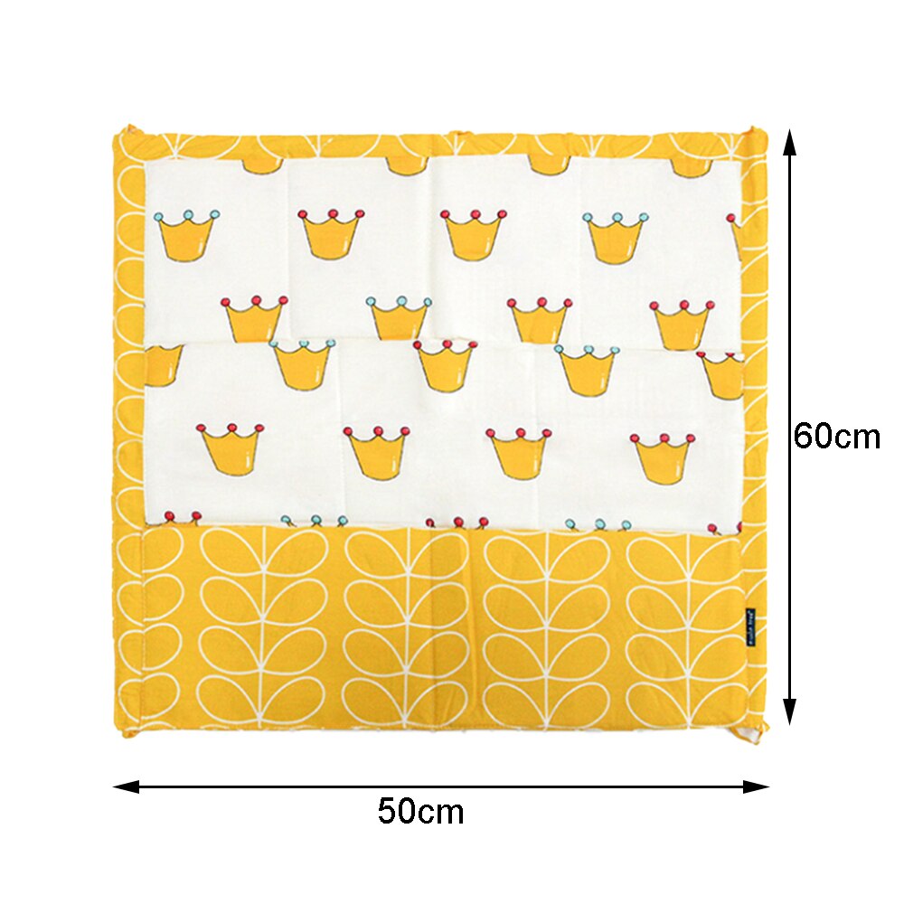 Baby katoenen wiegbed hangende opbergzak baby wiegbed organizer speelgoed luierzak voor wieg beddengoedset 60 * 50cm mrt 26