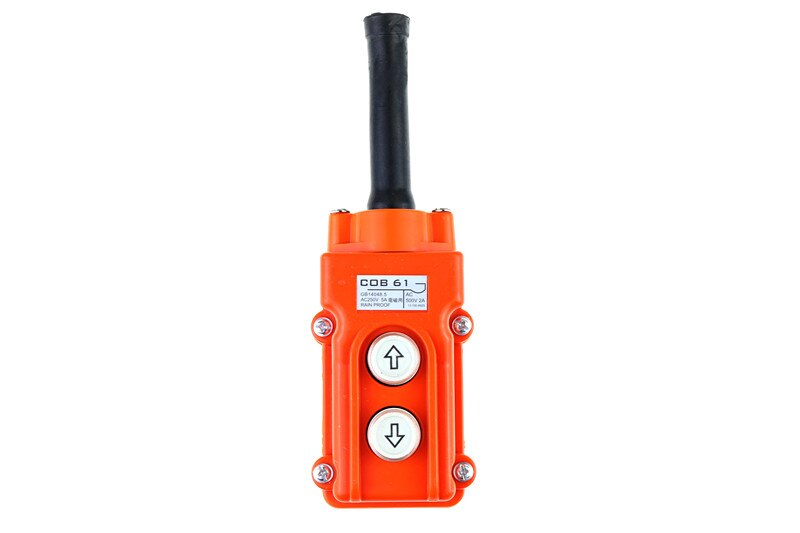 COB-61 Rainproof Hoist Push Button Switch for Hoist Crane Control 250V 5A