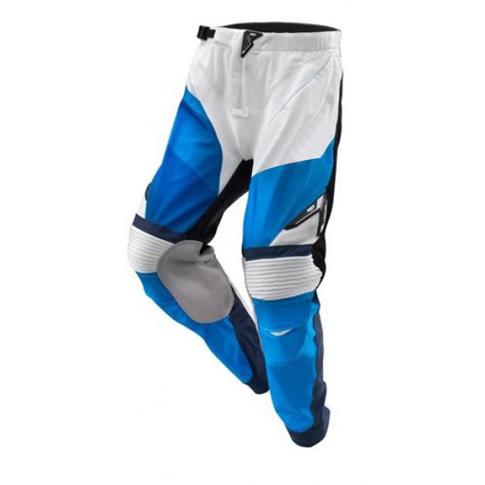 Motorcross crossmotor offroad broek motorcross motor gravity fx wit blauwe broek: Wit blauw / 34