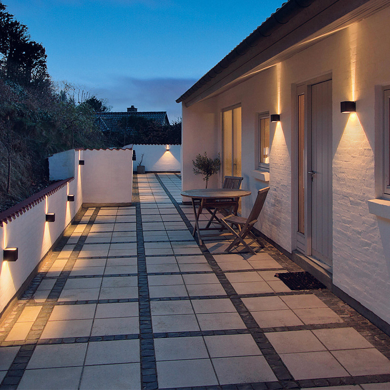Innenwandleuchte Wohnzimmer Nachttisch Treppenleuchte Aluminium Wasserdicht IP65 Balkon Wandleuchte LED Wandleuchte Veranda Lampe für Deko