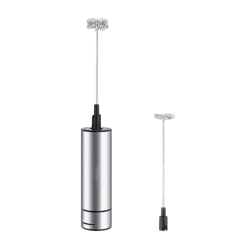 Elektrisk melkeskummer, kaffeskummer elektrisk visp for kaffe, latte, cappuccino, sjokolade, pisking av egg