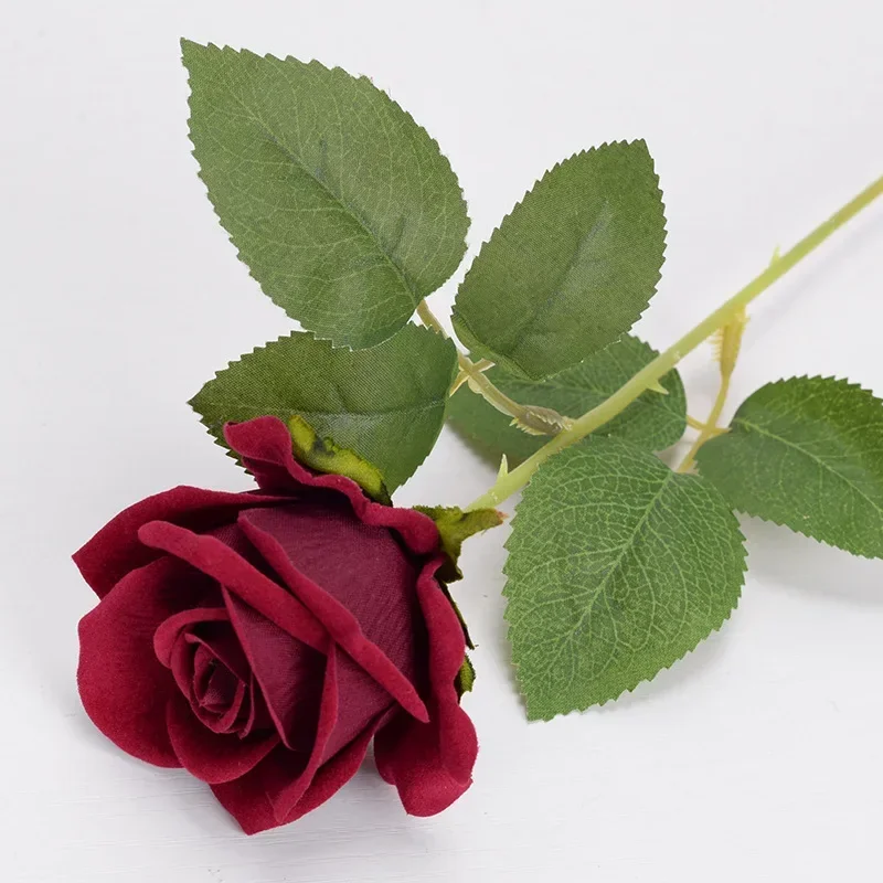 Ramo de flores artificiales, hojas de eucalipto de rosa blanca y roja, decoración de boda, flor falsa de peonía para , de decoración del hogar, 1 Uds.: Beige