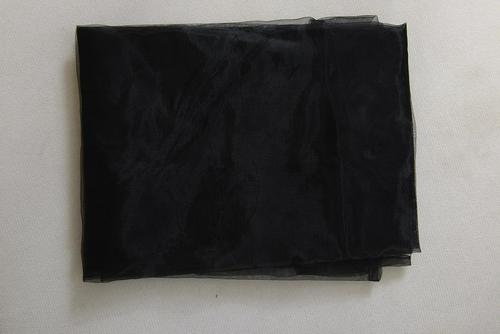 1Pcs Slaapkamer Moderne Venster Tule Gordijn Panel Voile Gordijn Woonkamer Keuken Tule Gordijnen: Black