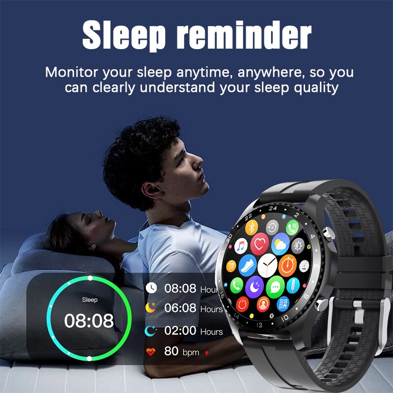 Smart Watch Mens Bluetooth Call luxury Smart Watches Male Heart Rate Blood Pressure Sports smartwatch For Men