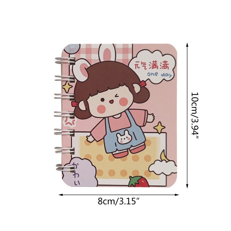 Cute Pocket Diary Notebook Ink-proof Planner Note Pad 90 Sheets Smoothly Write for Writing Doodling Drawing Note Taking