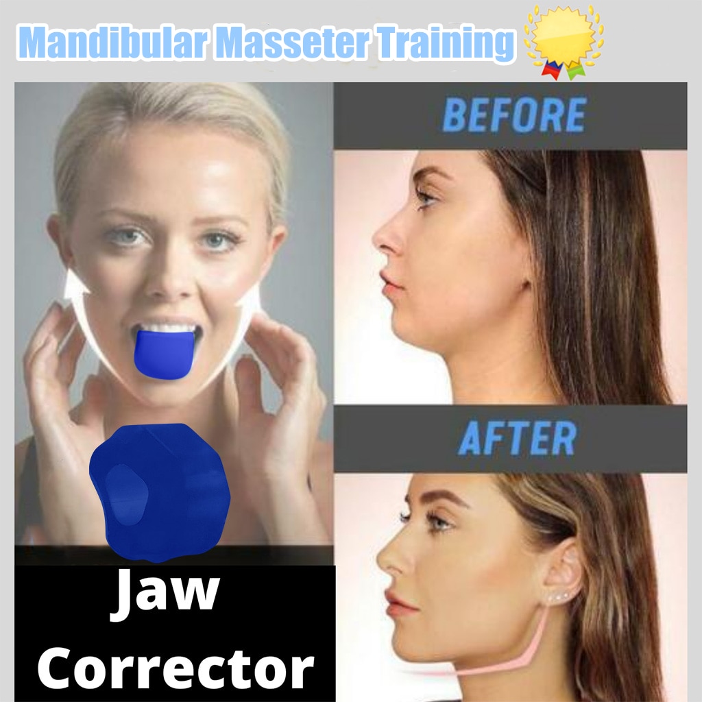 Jawline motionist tone dit ansigt ansigts toner anti-rynke ansigtsmuskel kæbe træner tygge enhed