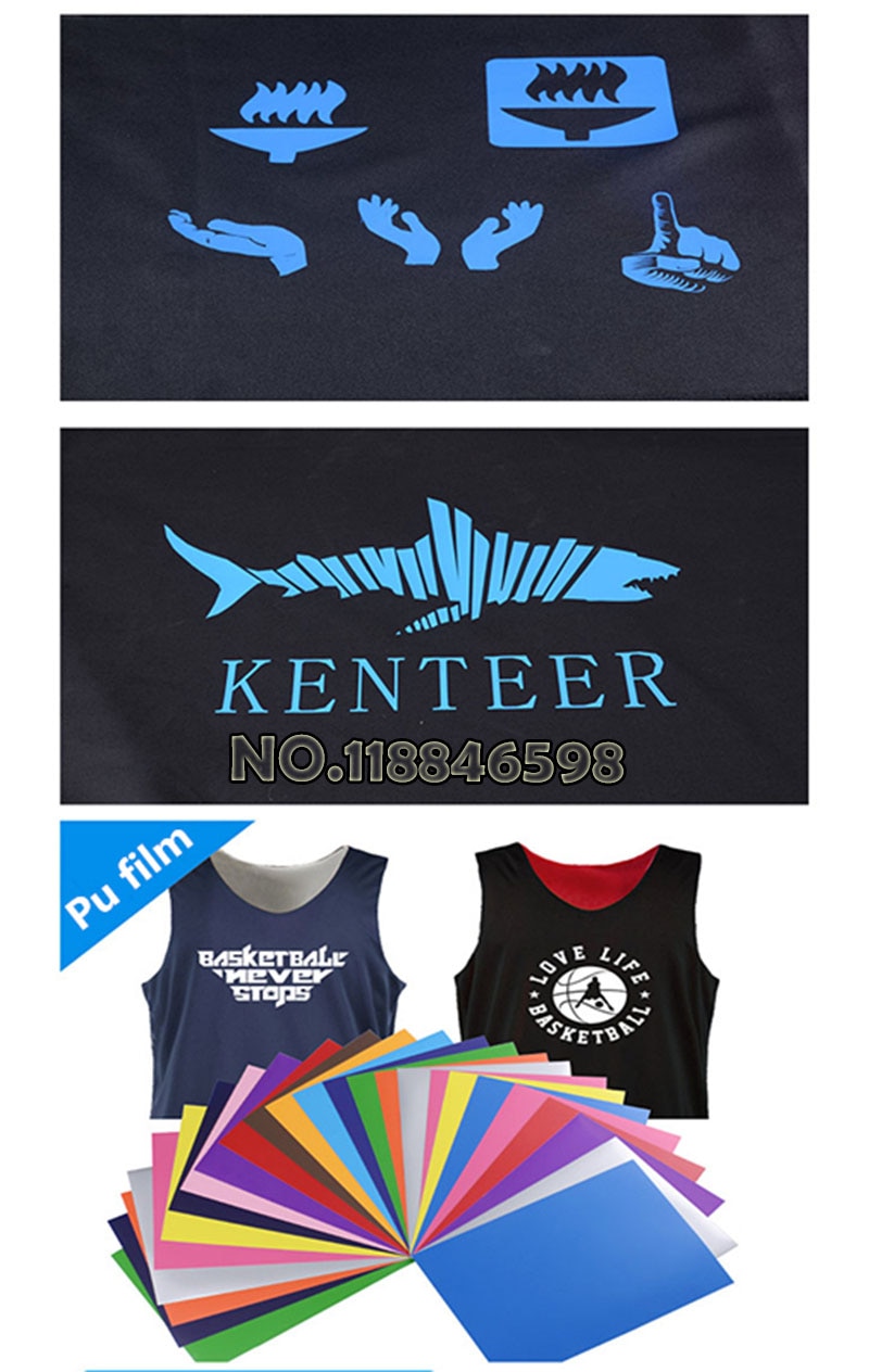 PU Flex Vinyl Paper Heat Transfer Vinyl pu Film for T-shirts