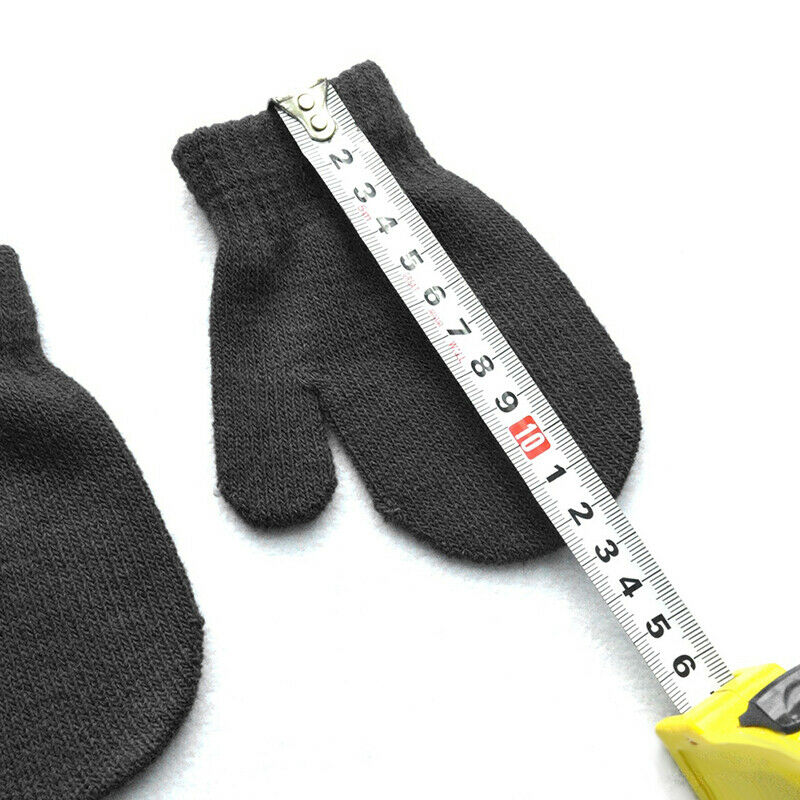 Pudcoco outono inverno da criança dos miúdos do bebê menino meninas bonito macio tricô luvas quentes bebê cor sólida mittens
