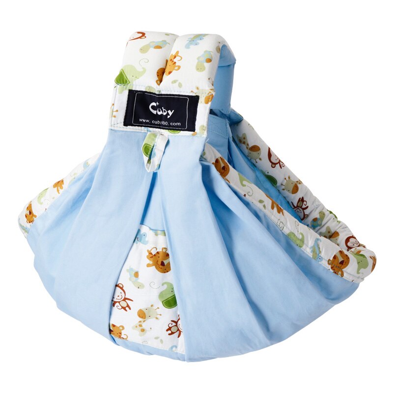 CUBY-bandolera con estampado frontal para bebé, envoltura de algodón para la guardería suave, ergonomía para recién nacidos y lactancia, 30KG,: Default Title