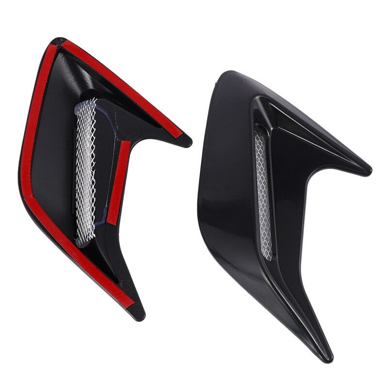 2 Stuks Auto Auto Side Vent Air Flow Spatbord Intake Sticker Universele