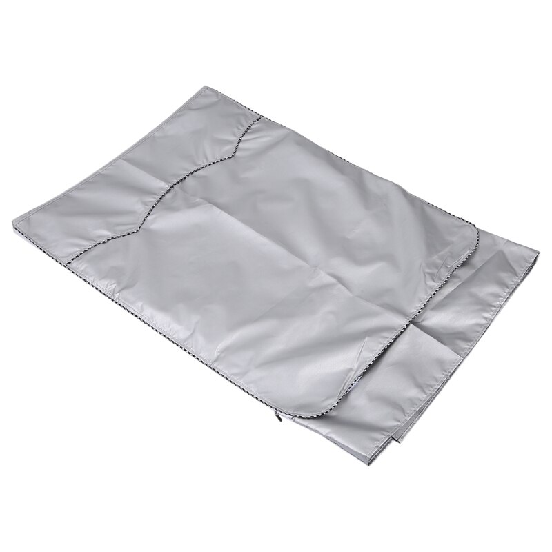 Tela Oxford plateada, cubierta automática para lavadora de tambor, cubierta impermeable Sunsn